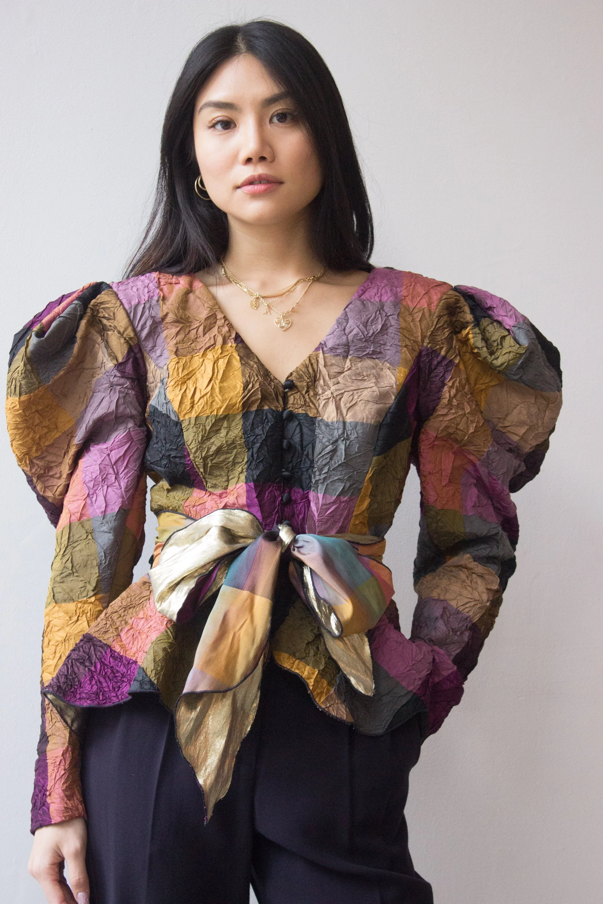 horme ホルメ　Mutton sleeve shirring blouse holly+harp+(1+of+4).jpg?format